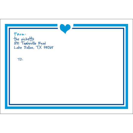 Heart Large Shipping Labels